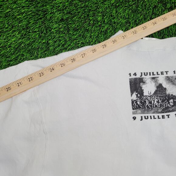 Vintage 1992 Bastille-Days Milwaukee Sweatshirt XL 24x25 France - Picture 6 of 15